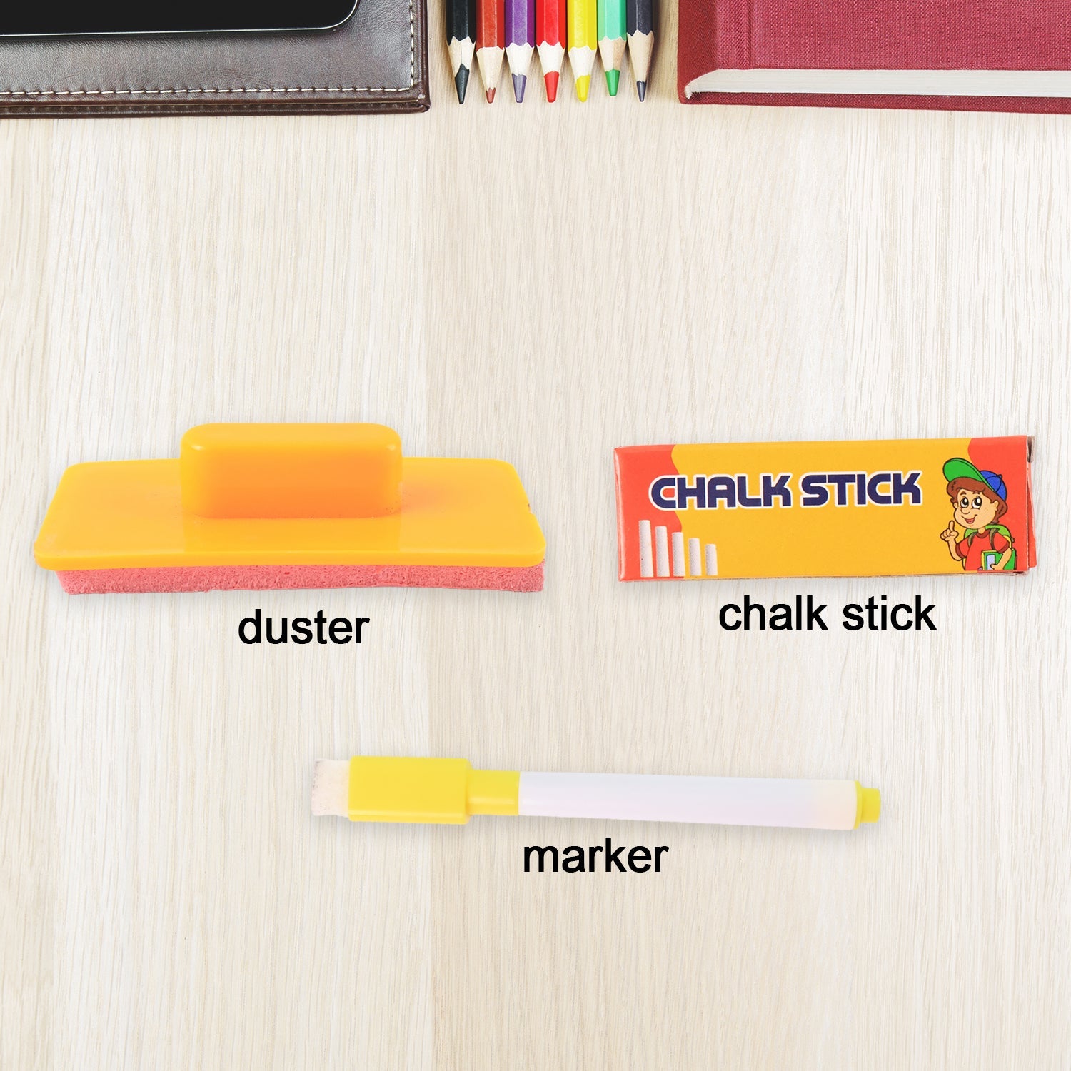 2-in-1 Double-Sided Write and Wipe Educational Drawing Board for Kids (1 Set) 2-in-1 Double-Sided Write and Wipe Educational Drawing Board for Kids (1 Set)